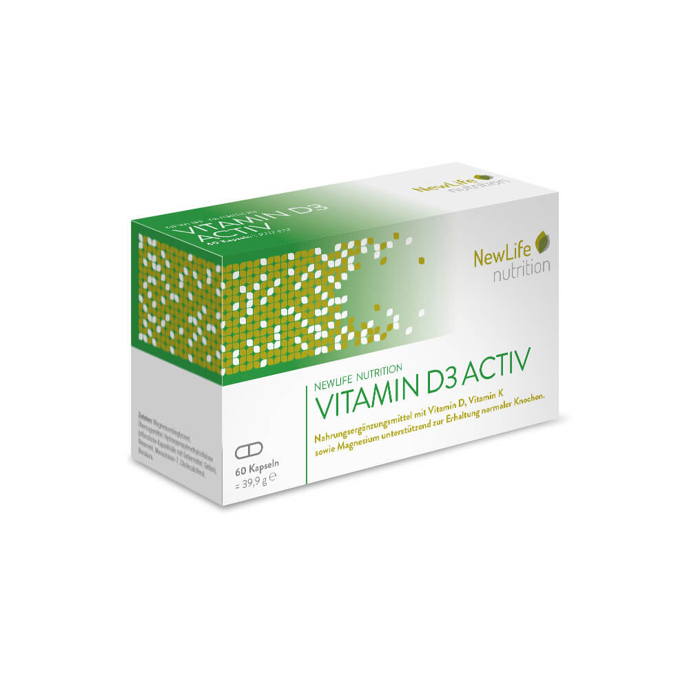 Vitamin D3 Kapseln-newlife-nutrition Vitamin D3 Kapseln